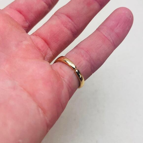 Y2k 2000s vintage adjustable gold star ring - Picture 3 of 7